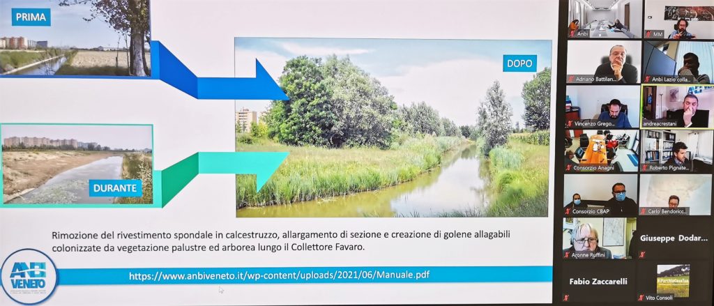 workshop Cirf nell'ambito del progetto Greenchange per la realizzazione di linee guida per la gestione dei canali di bonifica dell'Agro pontino